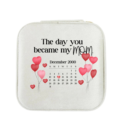 The Day You Became My Mom | Personalized Jewelry Box for Mother