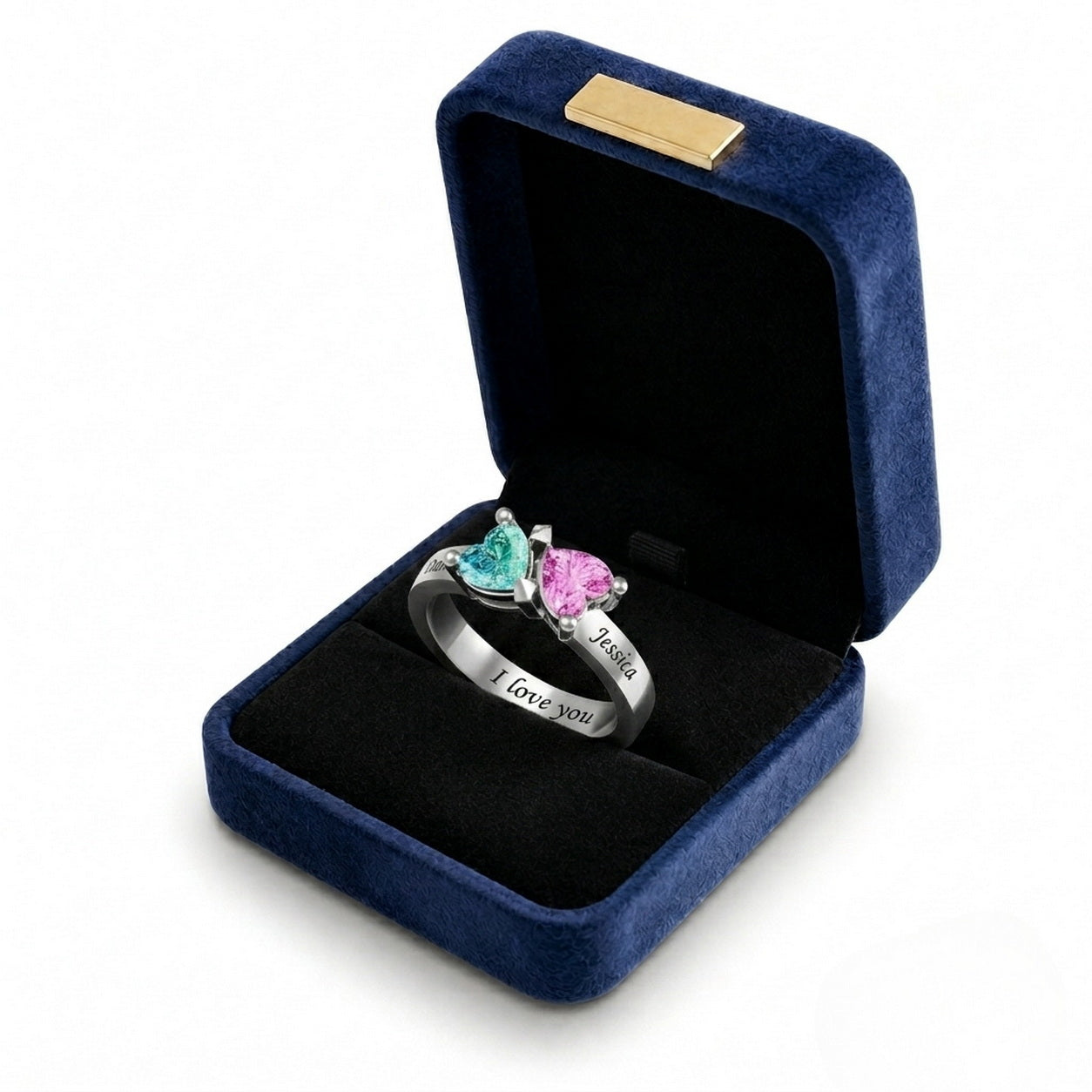 Custom Butterfly Ring gift box view custom jewelry