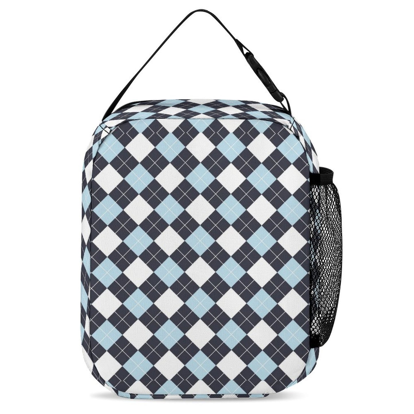 Ensemble sac à dos et sac à lunch personnalisé à imprimé géométrique pour filles et garçons, cartable 3 pièces avec sac à lunch et trousse
