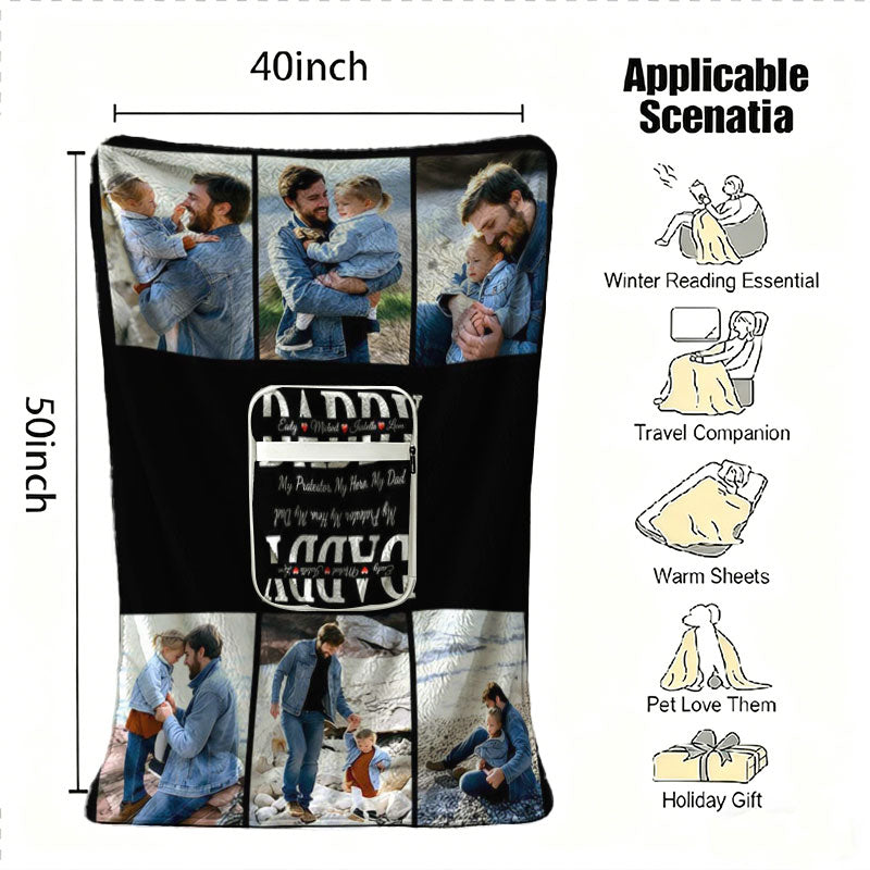 40x50 inch custom daddy blanket usage guide