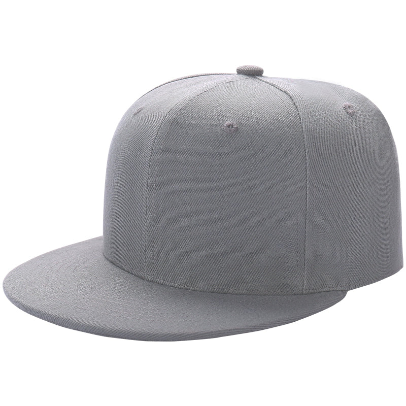 Custom Snapback Baseball Hat Cap Hip Hop Style Flat Bill Blank Solid Color Adjustable Size