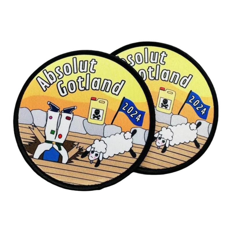 Custom Sublimation Patches for Hats and Apparel