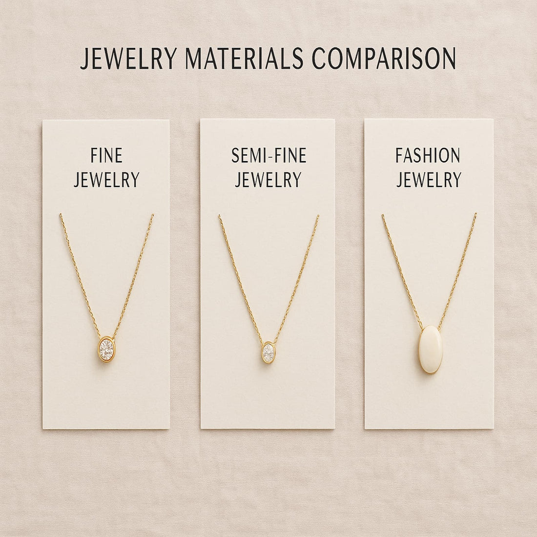 What’s the Difference Between Fine, Semi-Fine, and Fashion Jewelry?