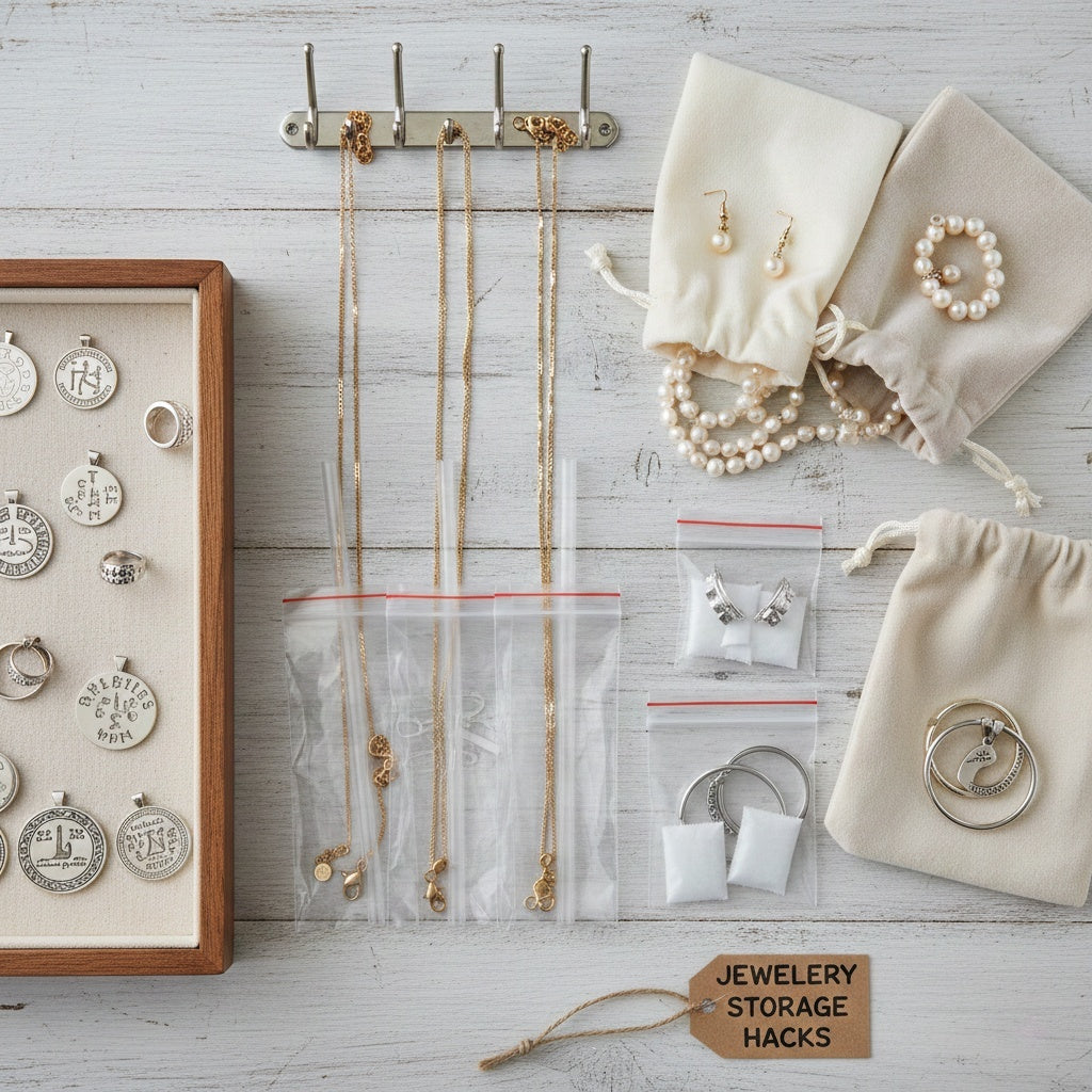 How to Store Jewelry Without a Jewelry Box