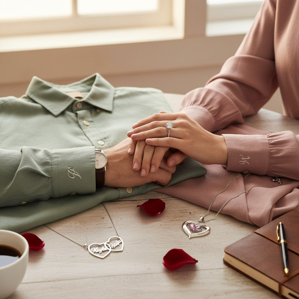 More Than Roses: Weaving Your Unique Love Story with Custom Apparel and Sentiment Jewelry