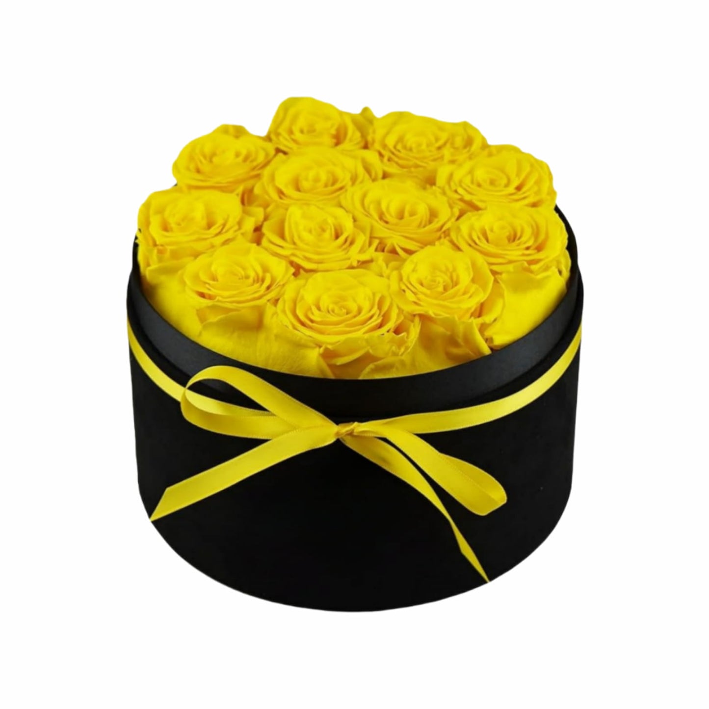 Forever Flowers,12 Roses In A Box，Real Preserved Roses，Birthday Gift For Women