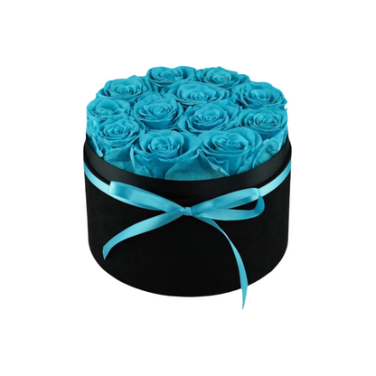 Fleurs éternelles, 12 roses dans une boîte, véritables roses préservées, cadeau d'anniversaire pour femme, fête des mères, Saint-Valentin, Noël