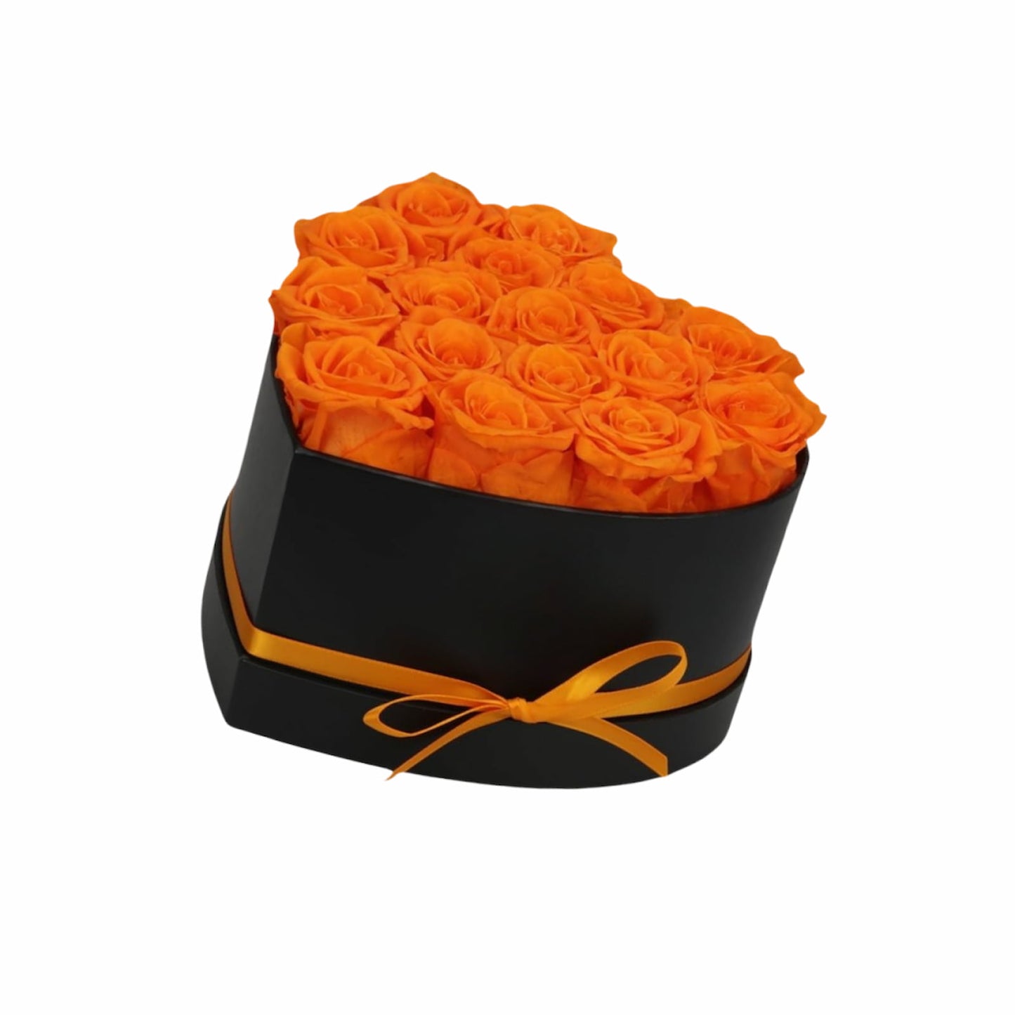 Personalized Preserved Roses Heart Box - Forever Flowers Gift for Her