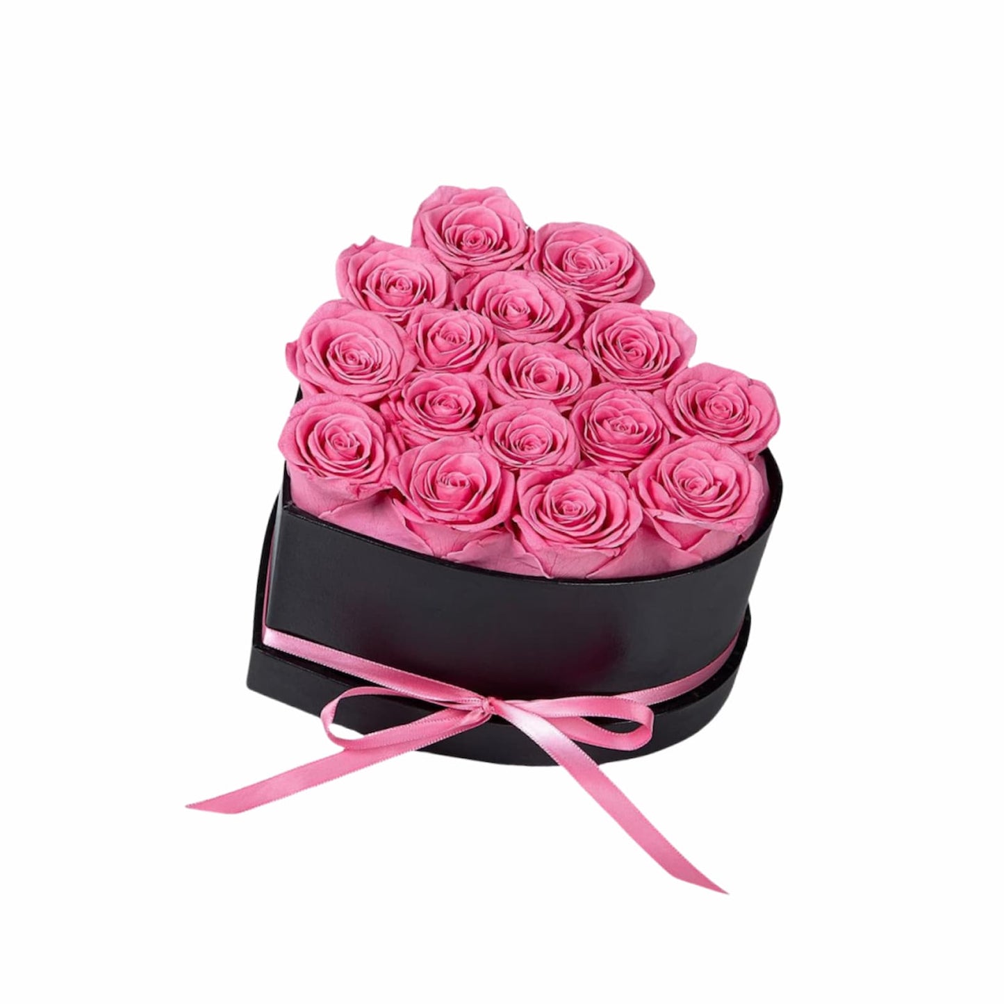 Personalized Preserved Roses Heart Box - Forever Flowers Gift for Her