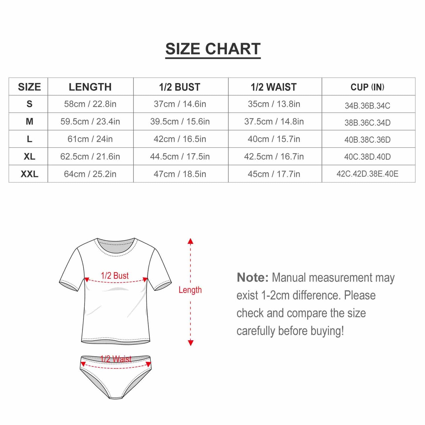 Personalized Women's Swim Shirt Short Sleeve Swimsuit Two Piece Bathing Suit