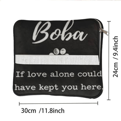 Product size dimensions for 2-in-1 memorial pillow