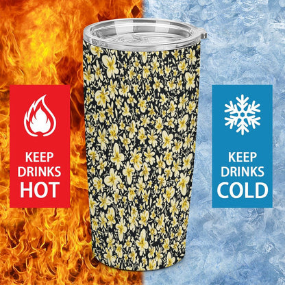 20oz Stainless Steel Vacuum Insulated Tumbler keeps water/coffee hot and cold.