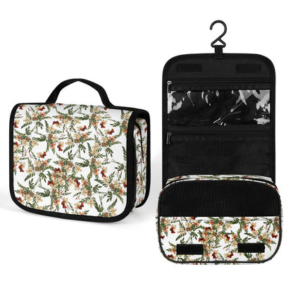 Trousse de toilette personnalisée, sac de voyage avec crochet de suspension, trousse de maquillage résistante à l'eau