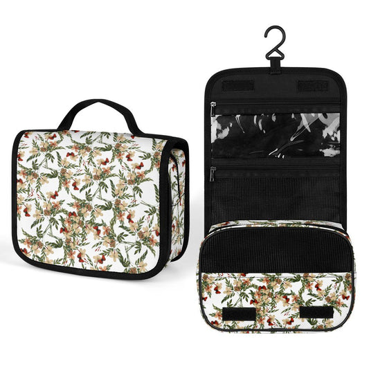 Custom Toiletry Bag Travel Bag with Hanging Hook, Water-resistant Makeup Cosmetic Bag