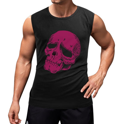 Personalized Men's Muscle T-Shirt, Sleeveless, Black Muscle Tank, Classic Muscle Tee Top For Men