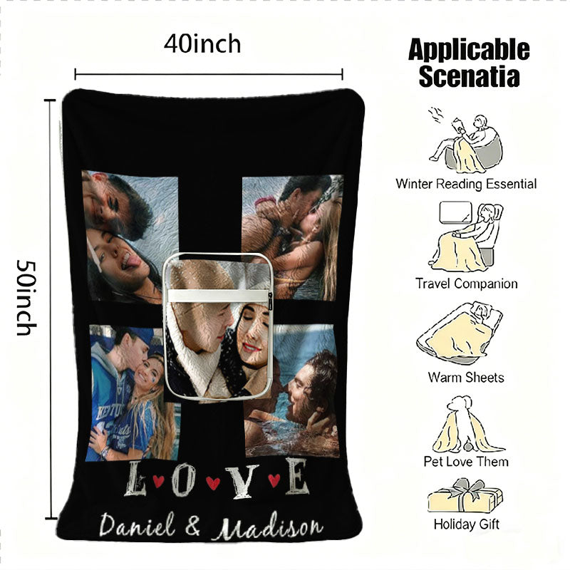 40x50 inch custom anniversary blanket and usage guide.