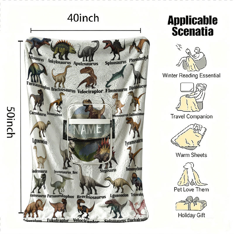 40x50 inch dinosaur blanket and holiday gift guide.