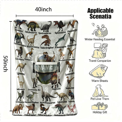 40x50 inch dinosaur blanket and holiday gift guide.