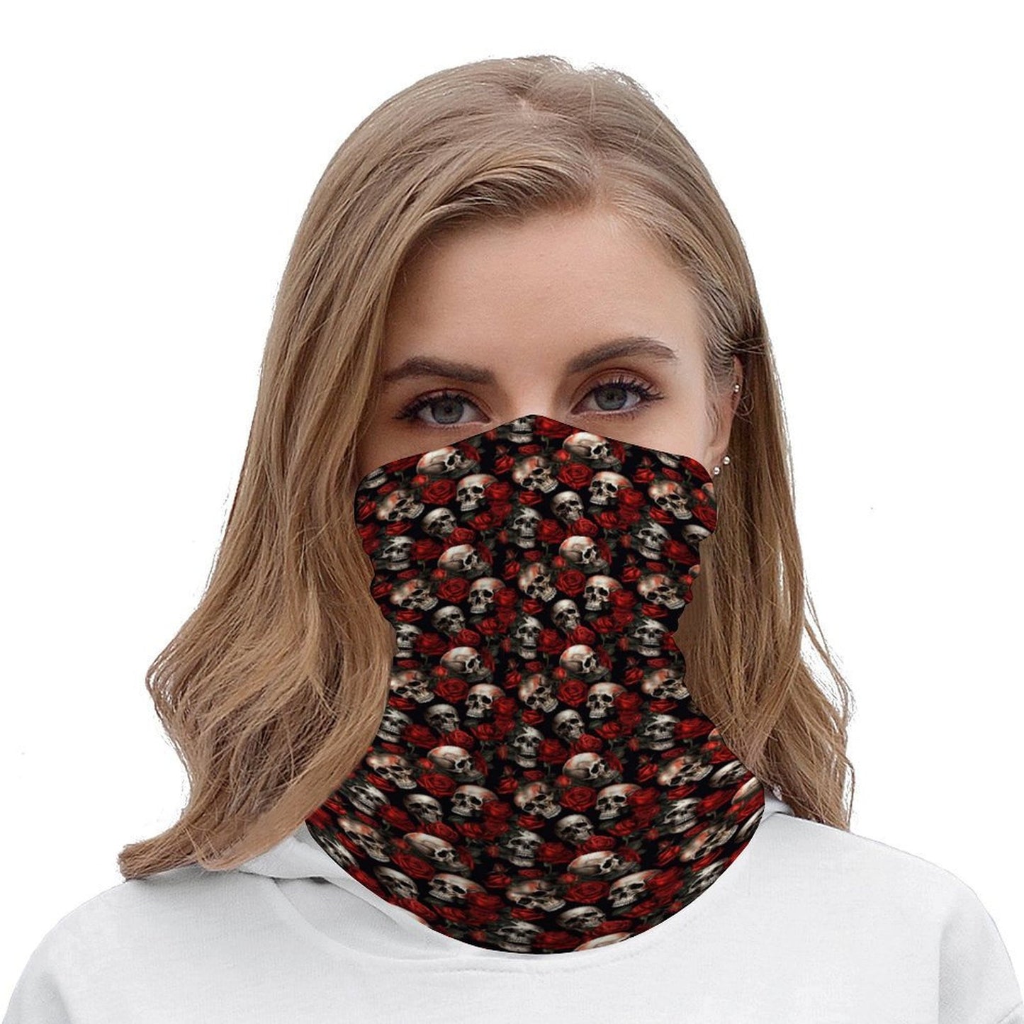 Custom Face Mask Reusable Personalized Customized Neck Gaiter, Breathable Bandana Face Mouth Cover for Women Men