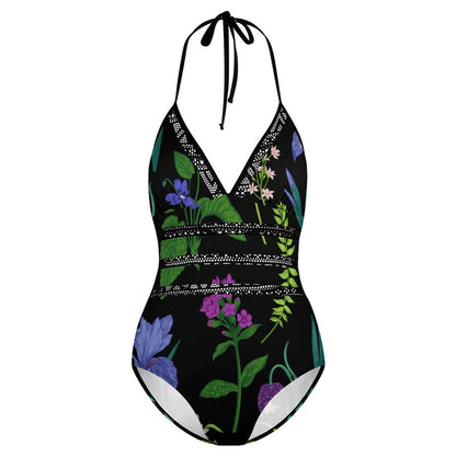 Personalized Women Slimming One Piece Swimsuits Tummy Control Vintage Bathing Suits