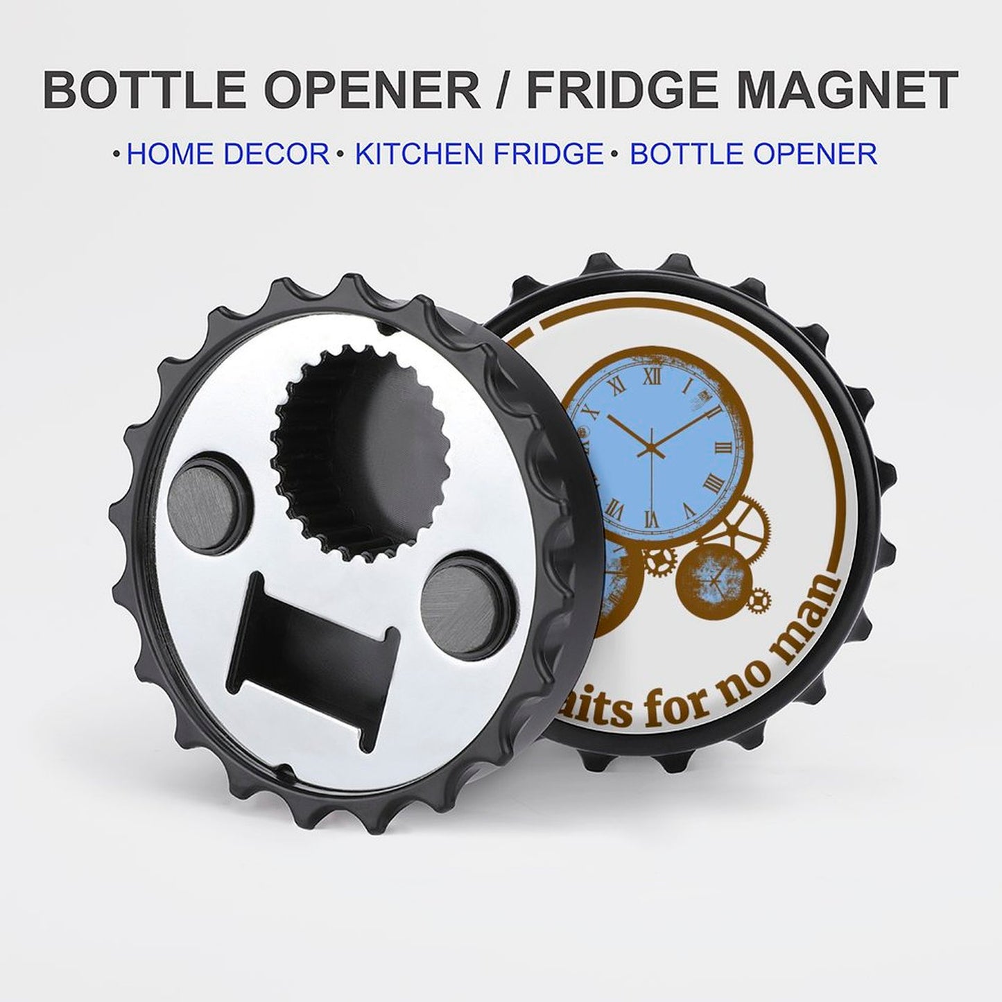 Custom Personalized Magnetic Bottle Opener for Fridge,  Beer Bottle Opener