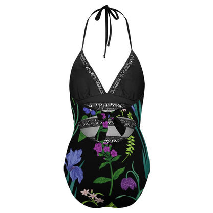 Personalized Women Slimming One Piece Swimsuits Tummy Control Vintage Bathing Suits