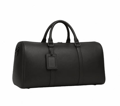 Personalisierte geprägte Leder-Reisetasche, individuelle Monogramm-Reise-Sporttasche