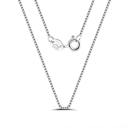Custom Nameplate Necklace in Multiple Fonts - 925 Sterling Silver