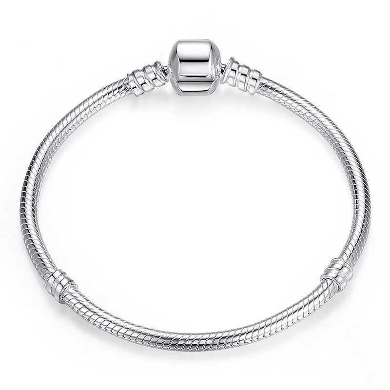 Personalized Charm Bracelet in Sterling Silver – Valentine’s Day Jewelry for Women