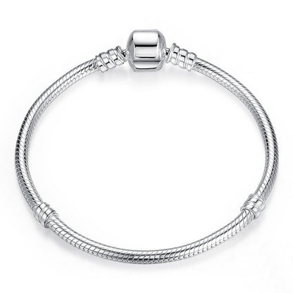 Personalized Charm Bracelet in Sterling Silver – Valentine’s Day Jewelry for Women