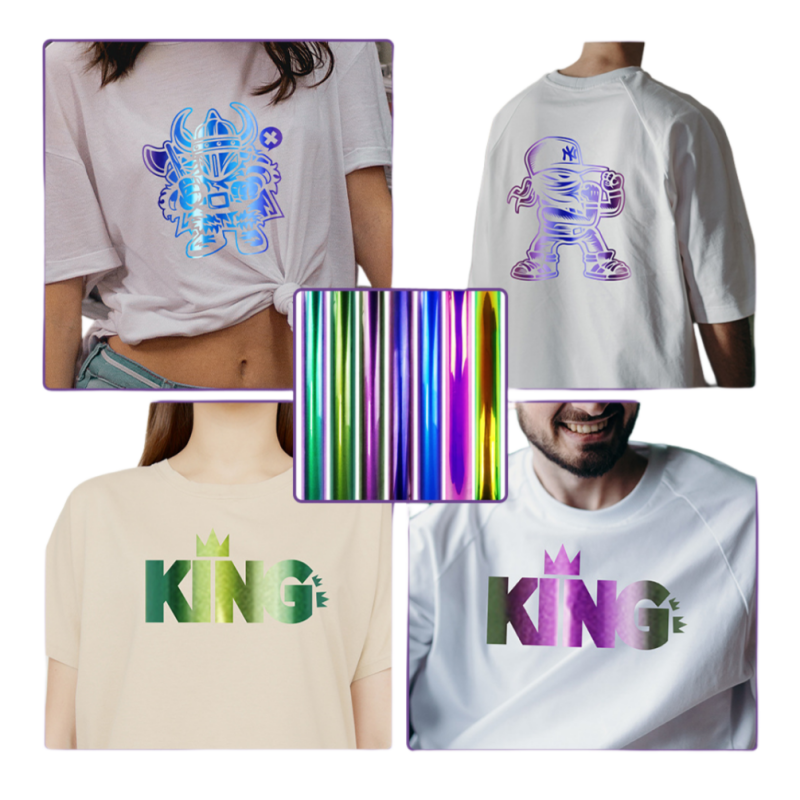 Custom Chameleon Heat Transfer Vinyl  Designs Ready to Press Wholesale