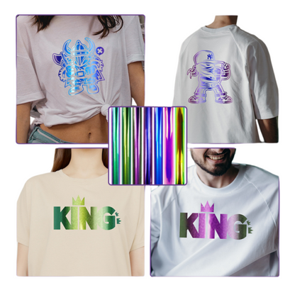 Custom Chameleon Heat Transfer Vinyl  Designs Ready to Press Wholesale