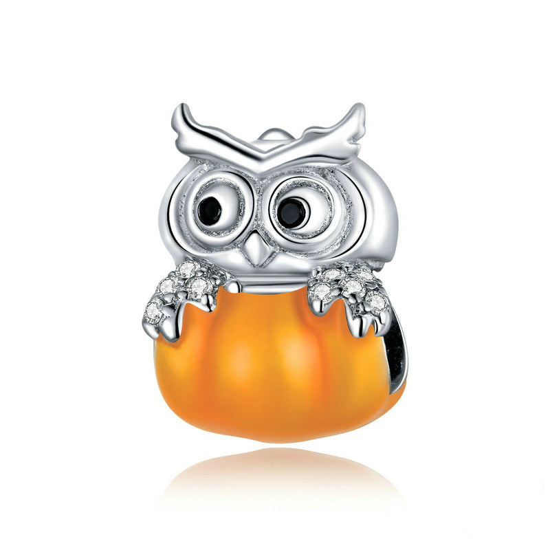 Custom Halloween Sterling Silver Charm Bracelet