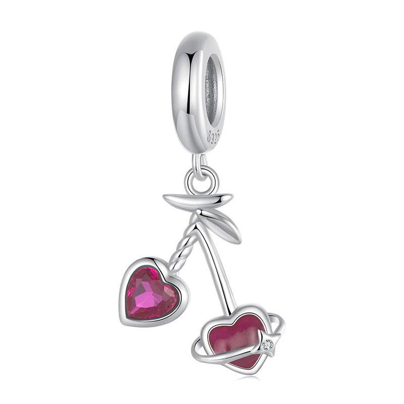 Personalized Charm Bracelet in Sterling Silver – Valentine’s Day Jewelry for Women