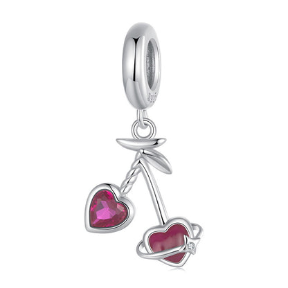 Personalized Charm Bracelet in Sterling Silver – Valentine’s Day Jewelry for Women