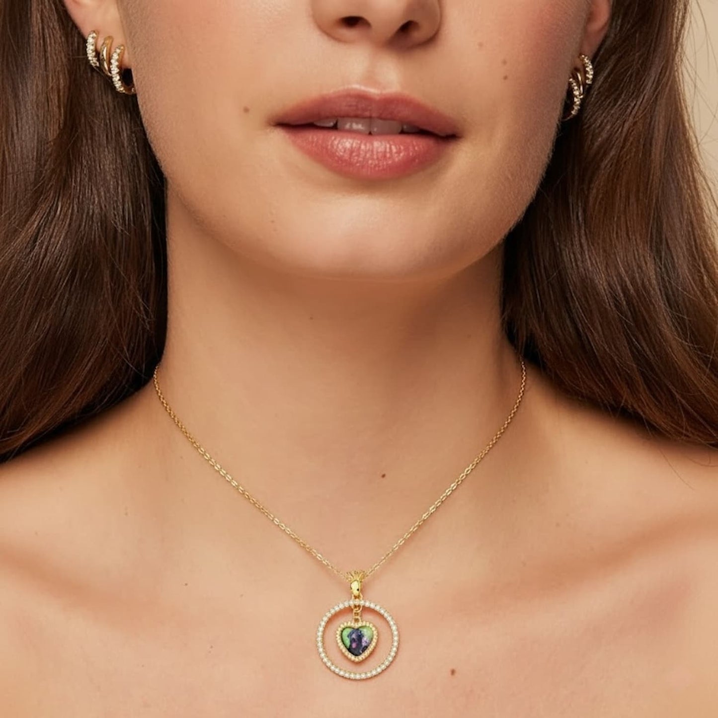 Custom Photo Heart Pendant Necklace,Personalized Picture Jewelry