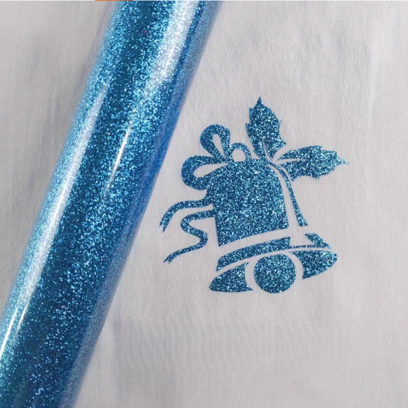 Custom Glitter Heat Ttransfer Vinyl  Personalized Glitter Vinyl Stickers Ready to Press