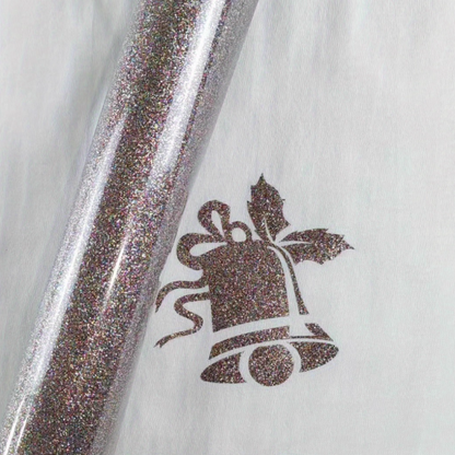 Custom Glitter Heat Ttransfer Vinyl  Personalized Glitter Vinyl Stickers Ready to Press