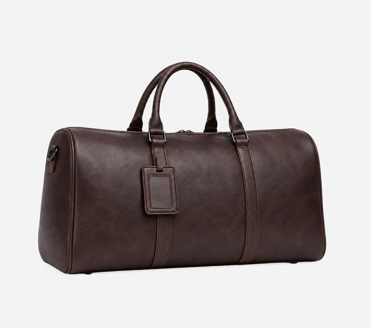 Personalisierte geprägte Leder-Reisetasche, individuelle Monogramm-Reise-Sporttasche