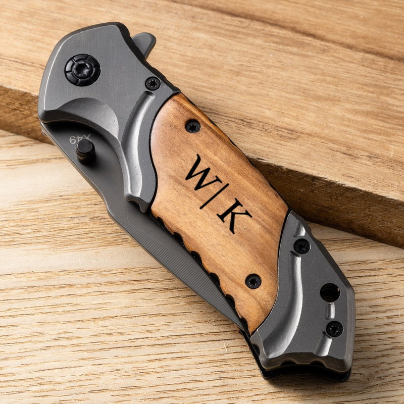 Personalized Engraved Pocket Knife – Custom Gift for Men