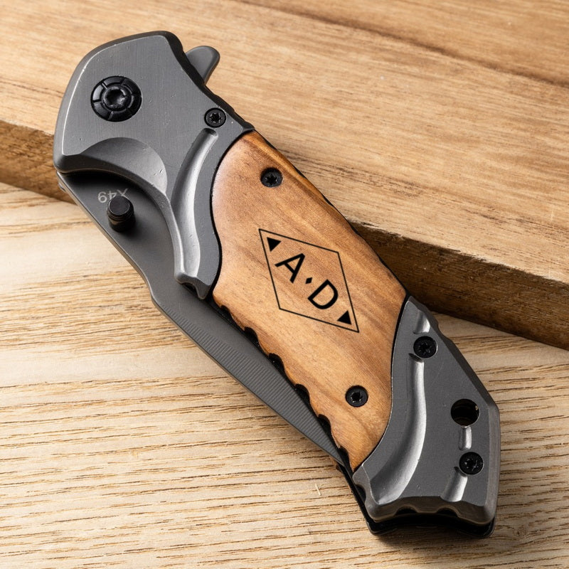 Personalized Engraved Pocket Knife – Custom Gift for Men