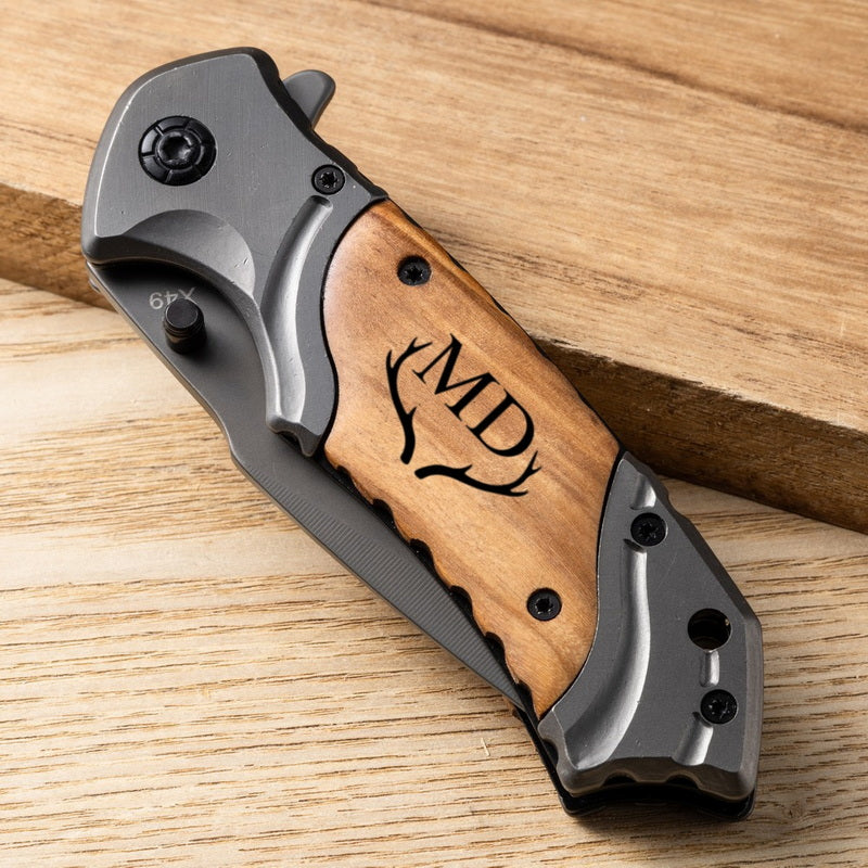 Personalized Engraved Pocket Knife – Custom Gift for Men