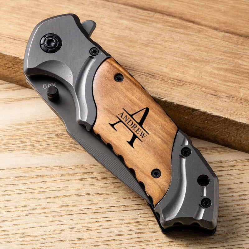 Personalized Engraved Pocket Knife – Custom Gift for Men