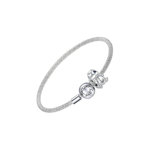 Custom Sterling Silver Easter Bunny Charm Bracelet