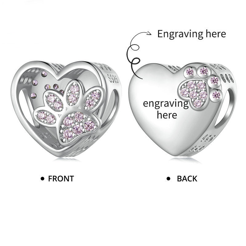 Engravable Heart Charm