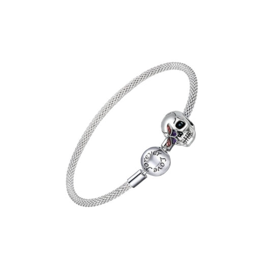 Custom Halloween Sterling Silver Charm Bracelet