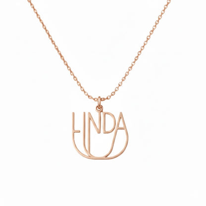 Personalized Name Necklace Custom Logo Unique Name Necklace