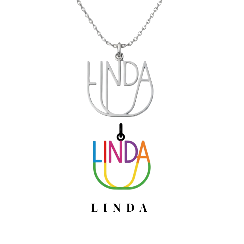 Personalized Name Necklace Custom Logo Unique Name Necklace