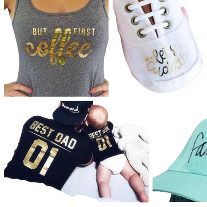 Custom Metallic Heat Transfer Vinyl  for Premium Designs