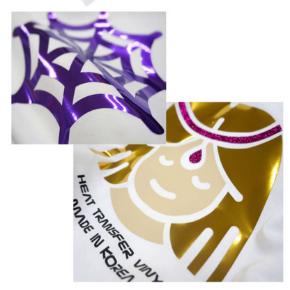 Custom Metallic Heat Transfer Vinyl  for Premium Designs